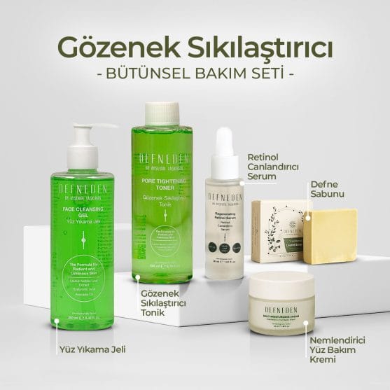 Gözenek Sıkılaştırıcı Set - Bütünsel Cilt Bakım Seti-5 in 1