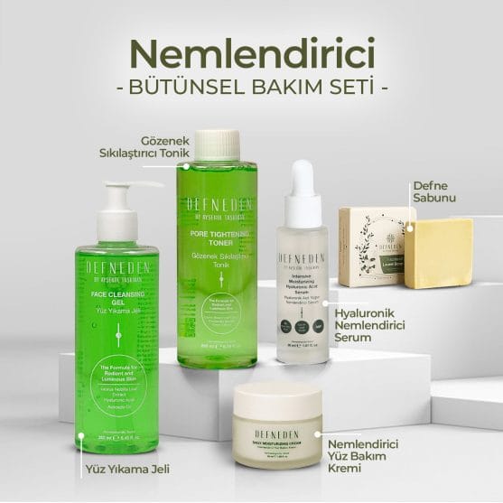 Nemlendirici Set - Bütünsel Cilt Bakım Seti- 5 in 1